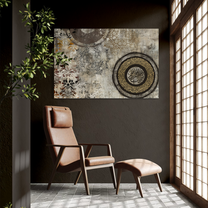 Aayat Al kursi print - Mixed media Modern Islamic wall Art Prints - ARPS2122