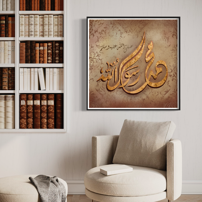 Muhammad Ar Rasoolallah - Islamic Canvas Australia | Canvas Print - ARPS2161