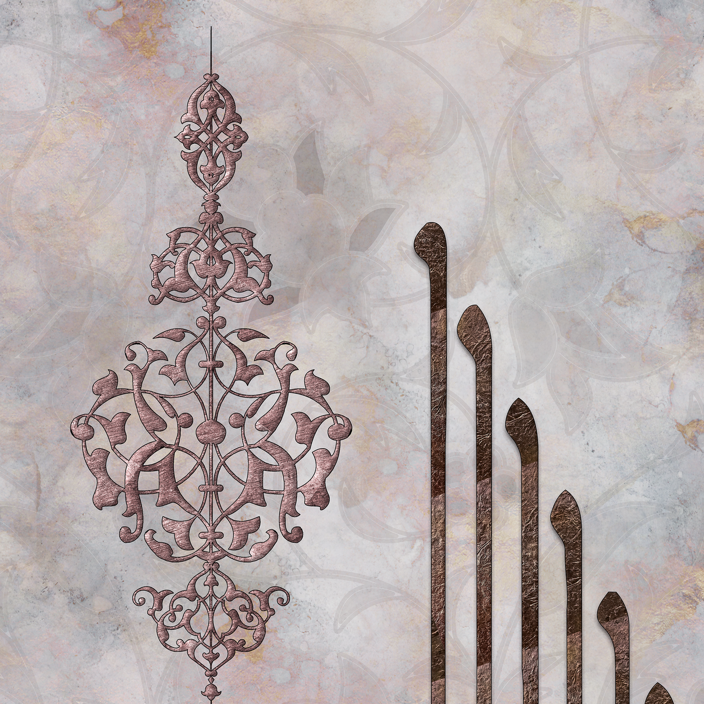 Beautiful Islamic Wall art - Islamic Frames | Canvas Print - ARPS2171